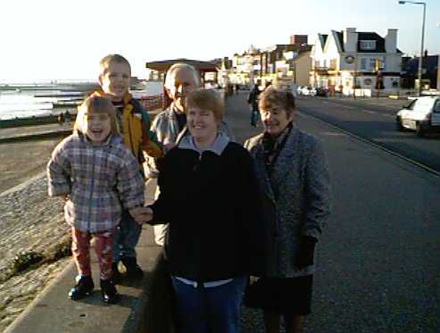 Family Photo on the Seafront