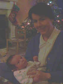 Paula with Ben January 2000